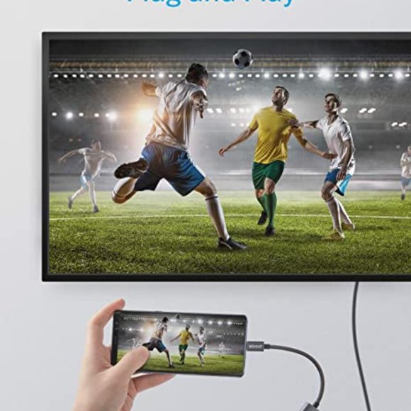 Anker USB C to HDMI Adapter (4K@60Hz), 310 USB-C Adapter (4K HDMI), Aluminum - Picture 5 of 7